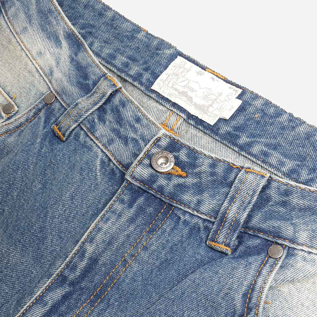 Dime Relaxed Denim Pant, Sandblasted Indigo, Detail Shot 3