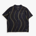 Dime Soleil Button Up Knit, Navy, Detail Shot 1