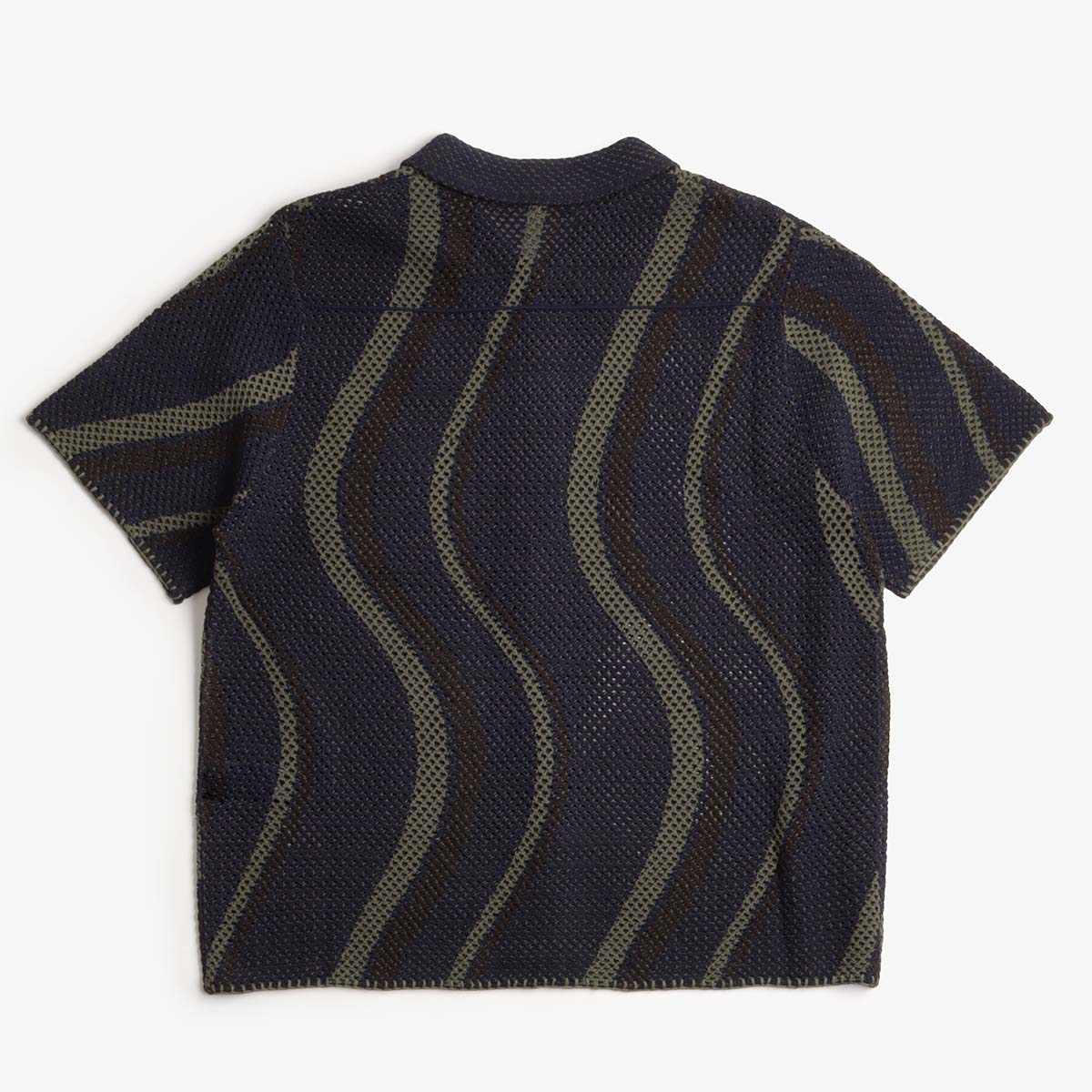 Dime Soleil Button Up Knit, Navy, Detail Shot 2