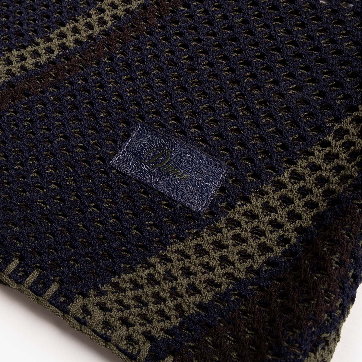 Dime Soleil Button Up Knit, Navy, Detail Shot 3