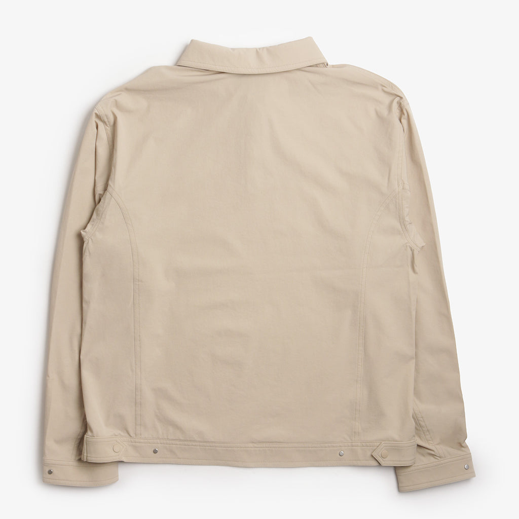 Dime Tech Rugby Shirt, Beige, Detail Shot 2