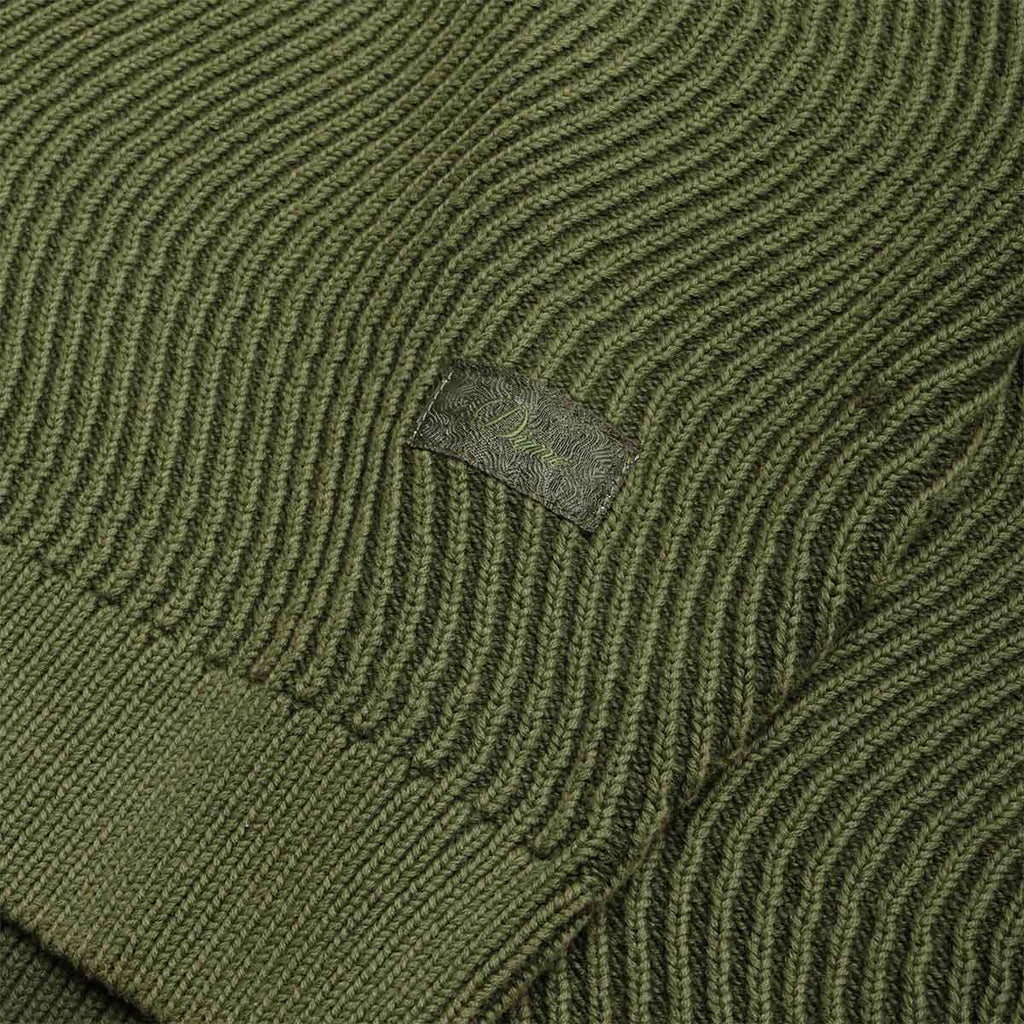 Dime Wave Knit Sweater, Pine, Detail Shot 2