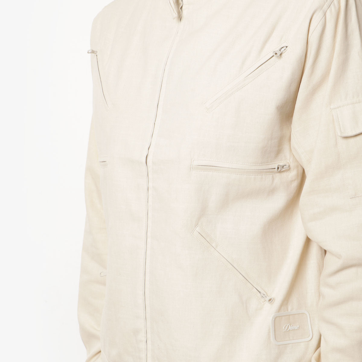 Dime Zip Jacket, Bone, Detail Shot 2