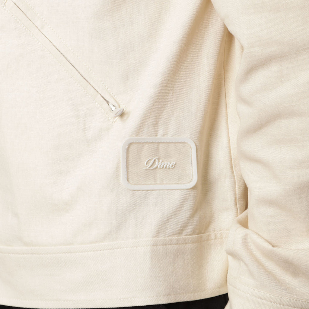 Dime Zip Jacket, Bone, Detail Shot 3