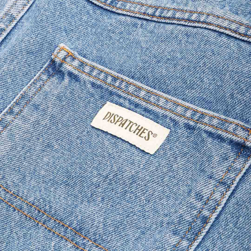 Dispatches Carpenter Shorts, Blue Wash, Detail Shot 5