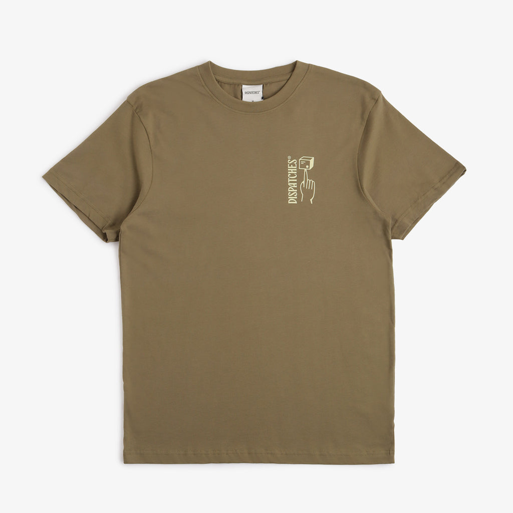 Dispatches Finishing Touch T-Shirt, Olive Drab, Detail Shot 2