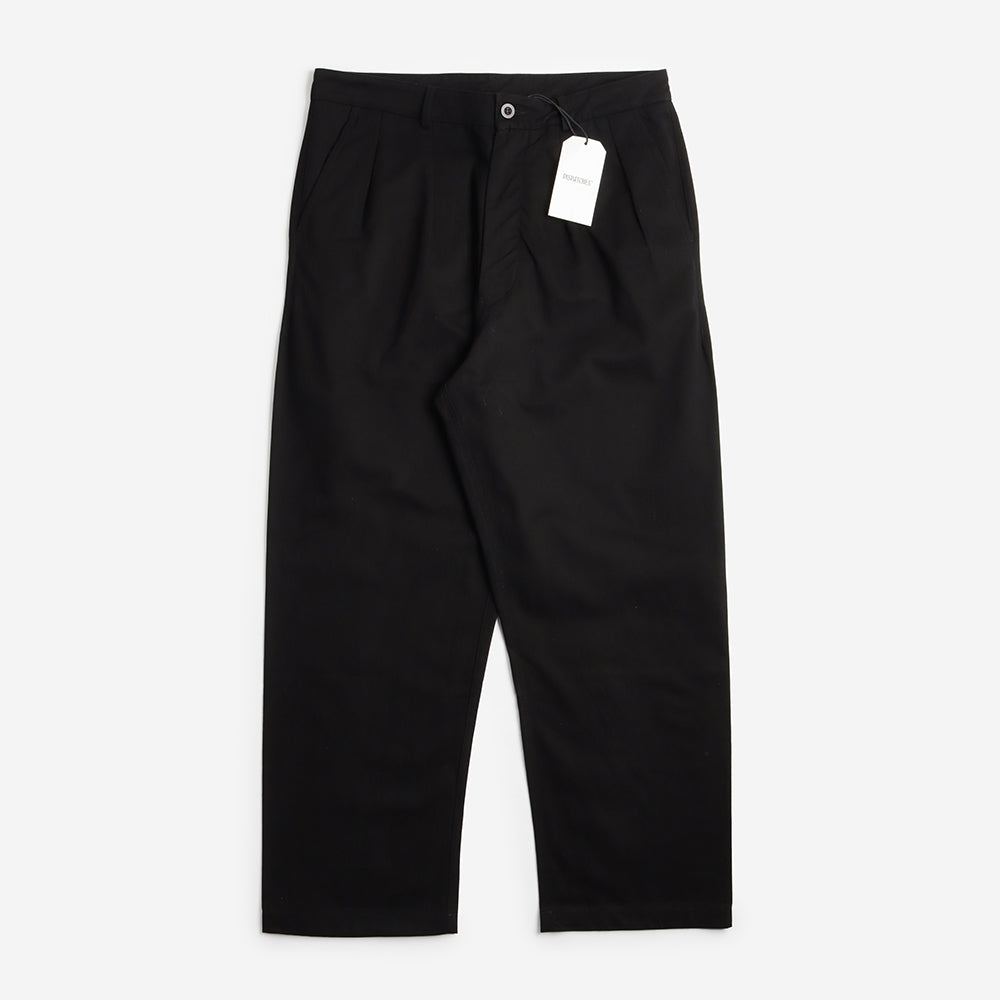 Dispatches Foreman Double Pleat Pant, Black, Detail Shot 1