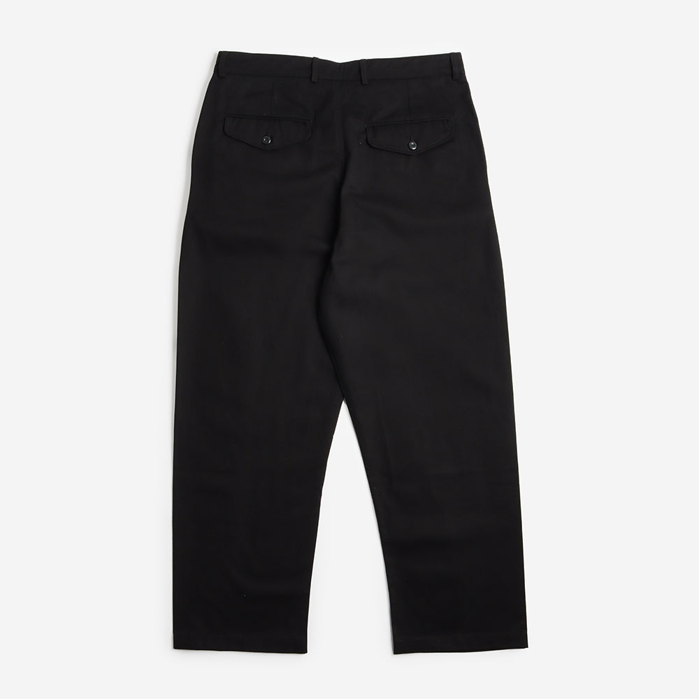 Dispatches Foreman Double Pleat Pant, Black, Detail Shot 7