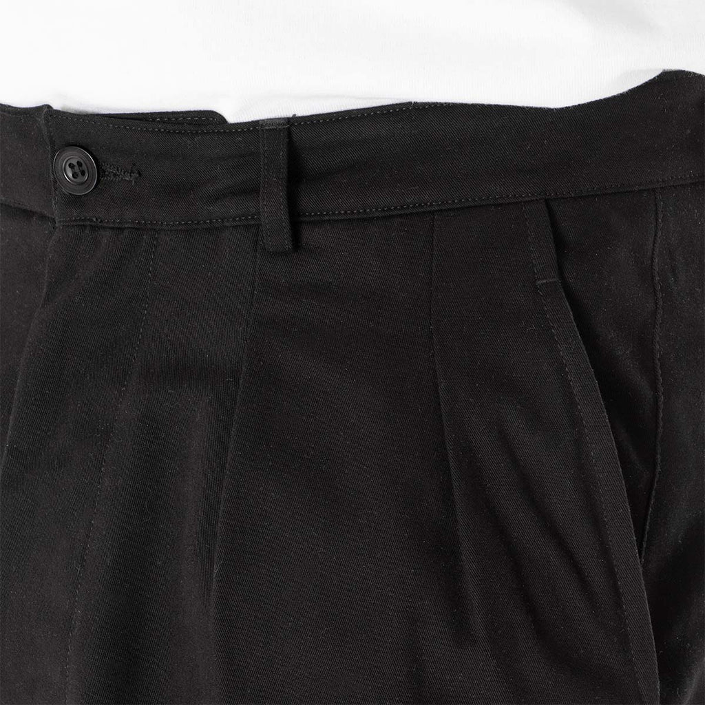 Dispatches Foreman Double Pleat Pant, Black, Detail Shot 3