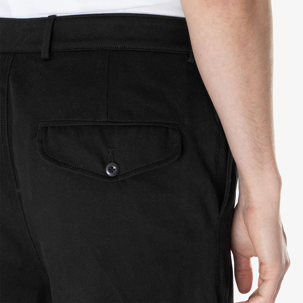 Dispatches Foreman Double Pleat Pant, Black, Detail Shot 4