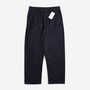 Dispatches Foreman Double Pleat Pant - Navy