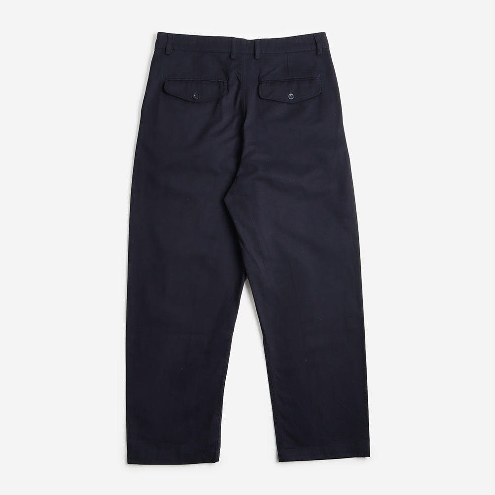 Dispatches Foreman Double Pleat Pant, Navy, Detail Shot 6