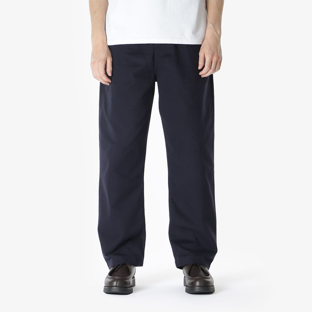 Dispatches Foreman Double Pleat Pant, Navy, Detail Shot 2