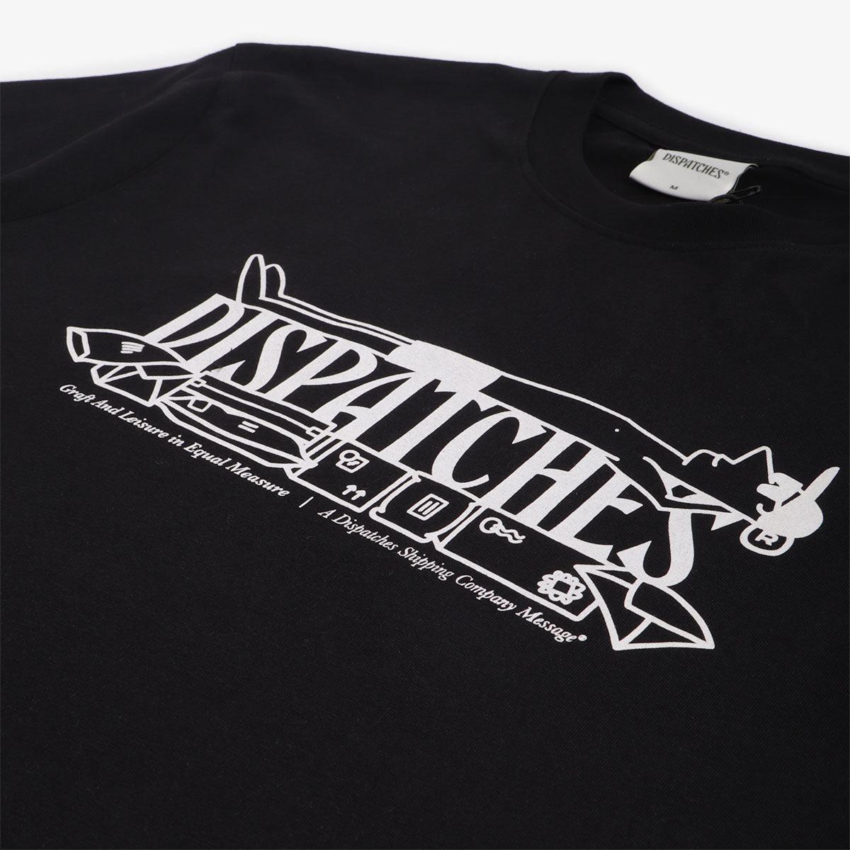 Dispatches Graft T-Shirt, Black, Detail Shot 2