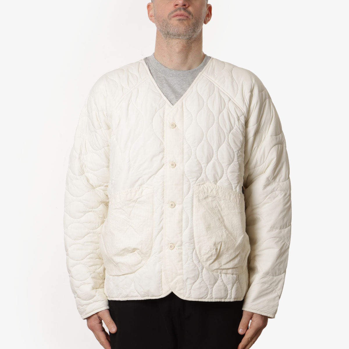 Earth\Studies MS-118 ESCEP Liner Jacket, Gypsum, Detail Shot 1