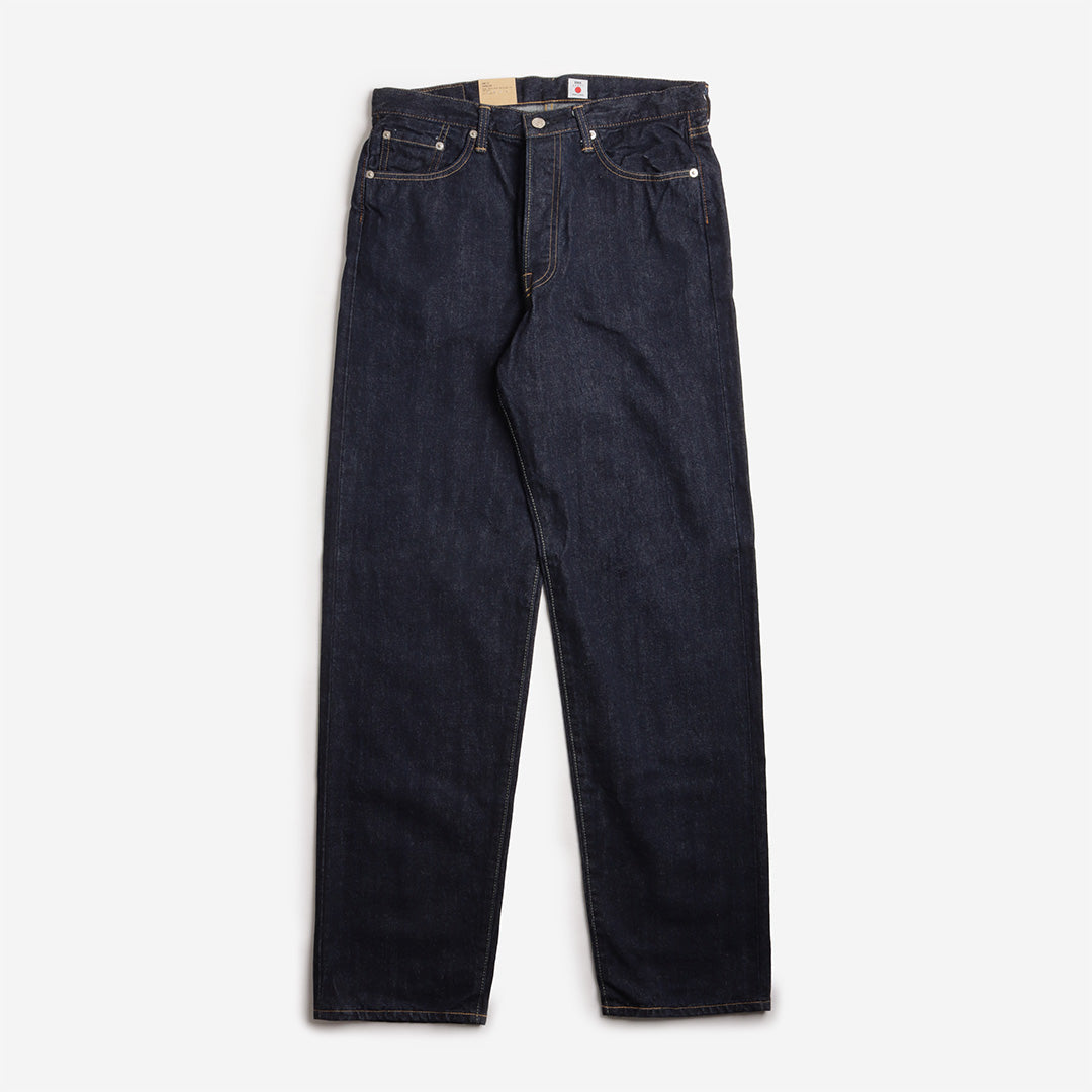 main Edwin Loose Fit Jeans, Blue - Rinsed, Detail Shot 1