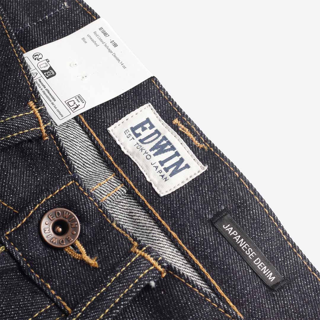 Edwin ED-47 Red Listed Selvage Denim Jeans