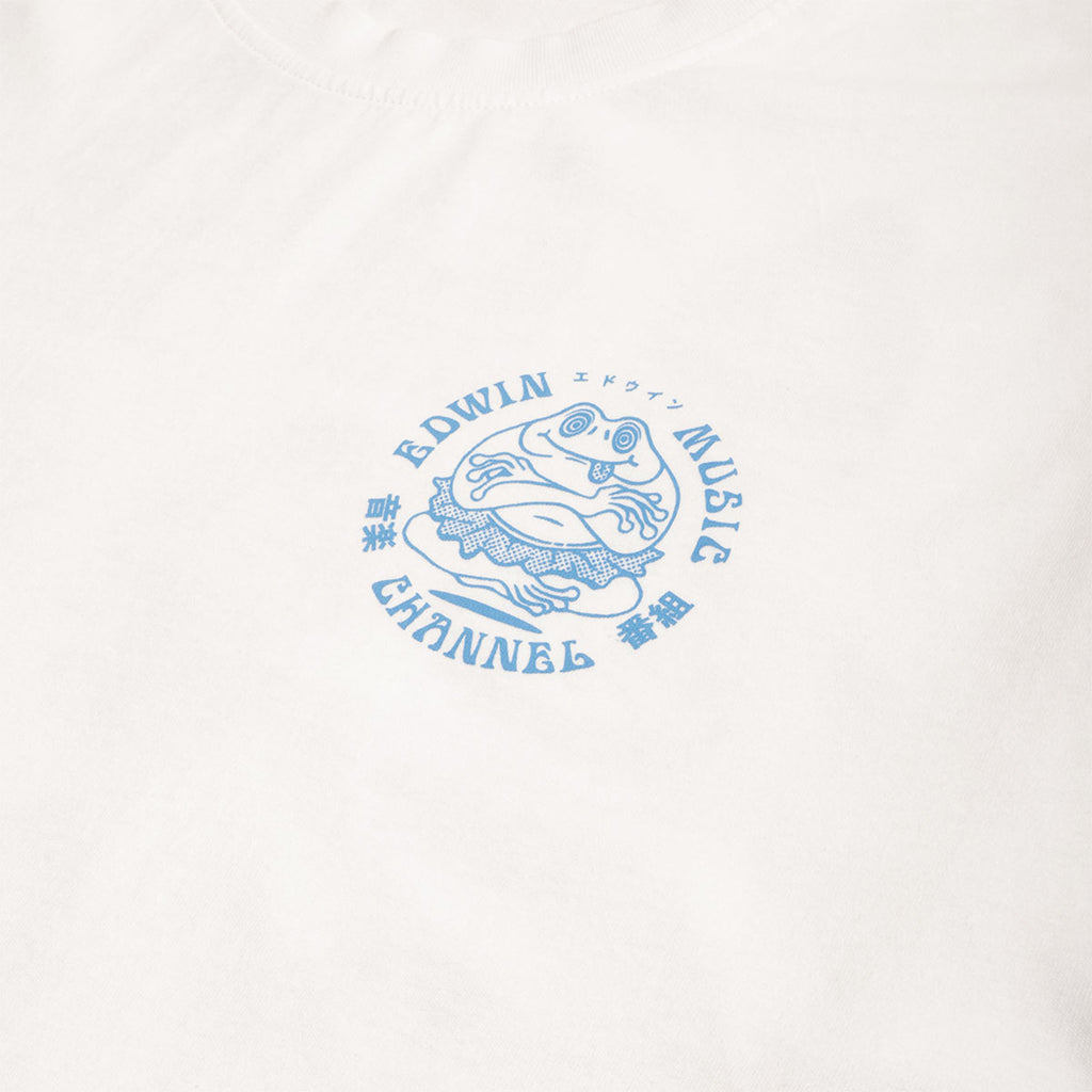 Edwin EMC Various T-Shirt, White, Detail Shot 3