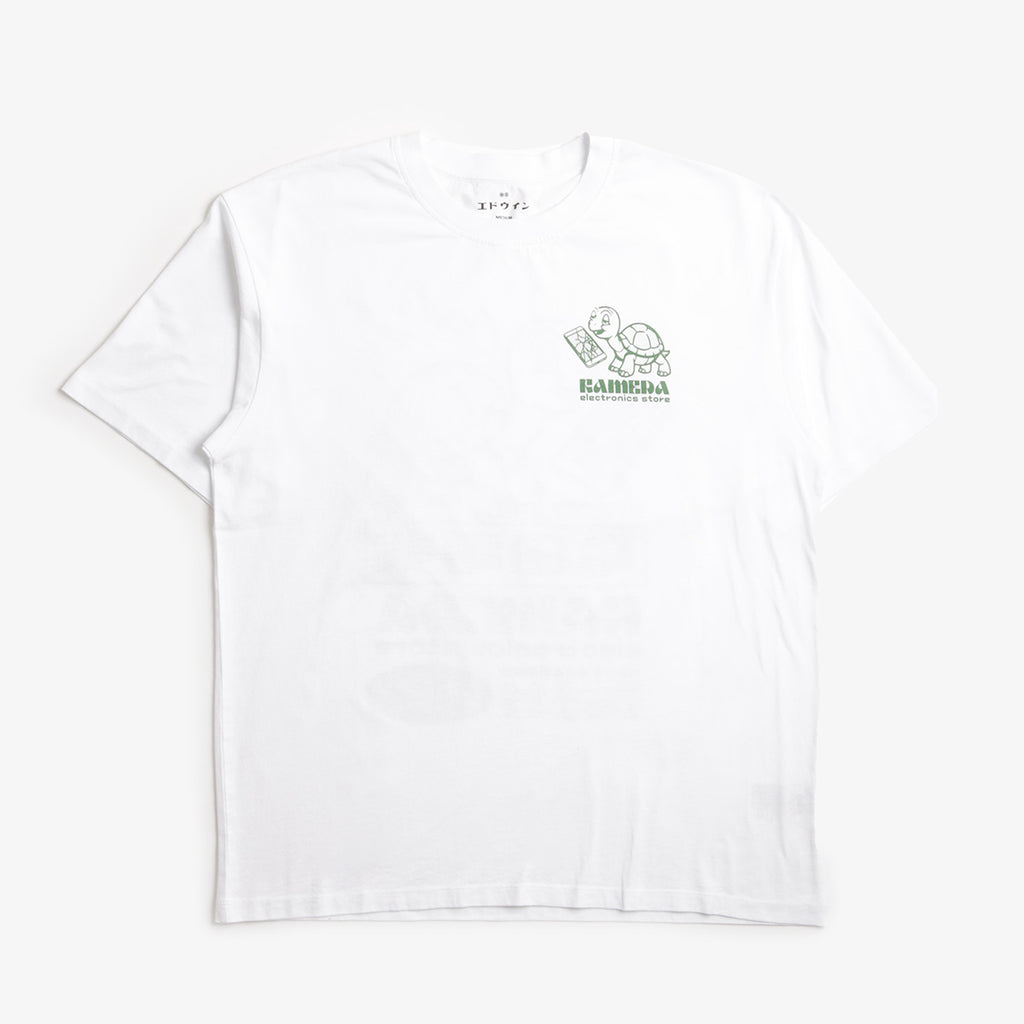 Edwin Kamera T-Shirt, White, Detail Shot 2