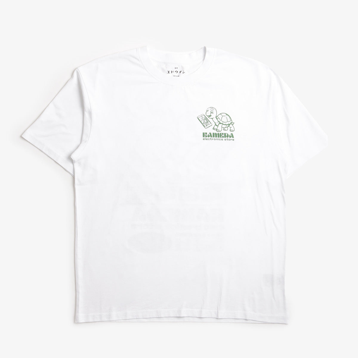 Edwin Kamera T-Shirt, White, Detail Shot 2
