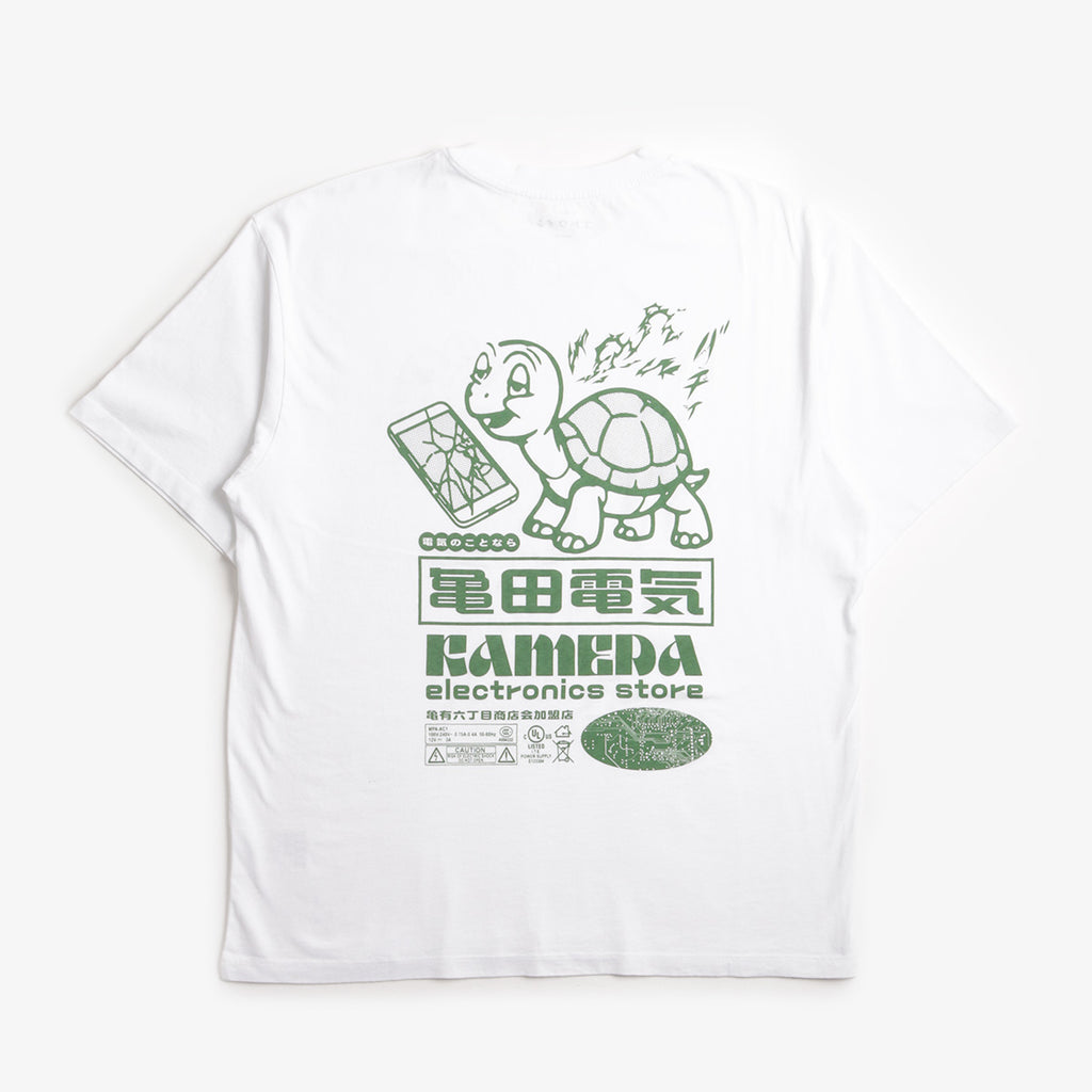 Edwin Kamera T-Shirt, White, Detail Shot 1