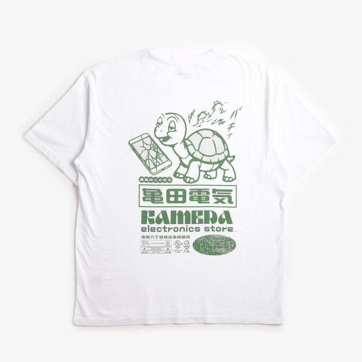 Edwin Kamera T-Shirt, White, Detail Shot 1