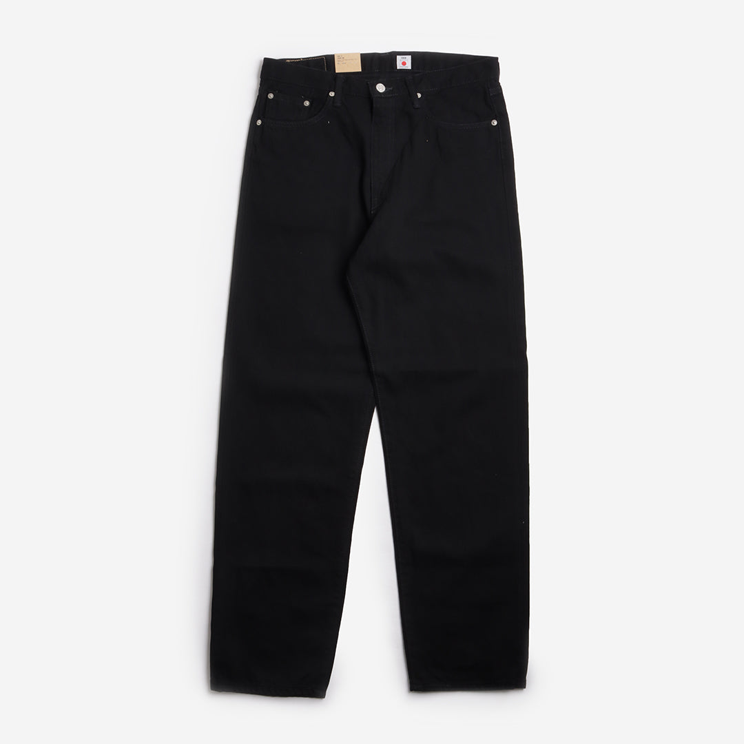 main Edwin Loose Jeans, Black - Unwashed, Detail Shot 1