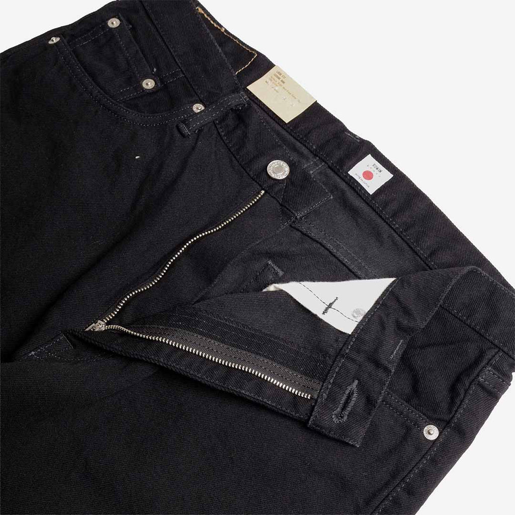 Edwin Loose Jeans, Black - Unwashed, Detail Shot 4