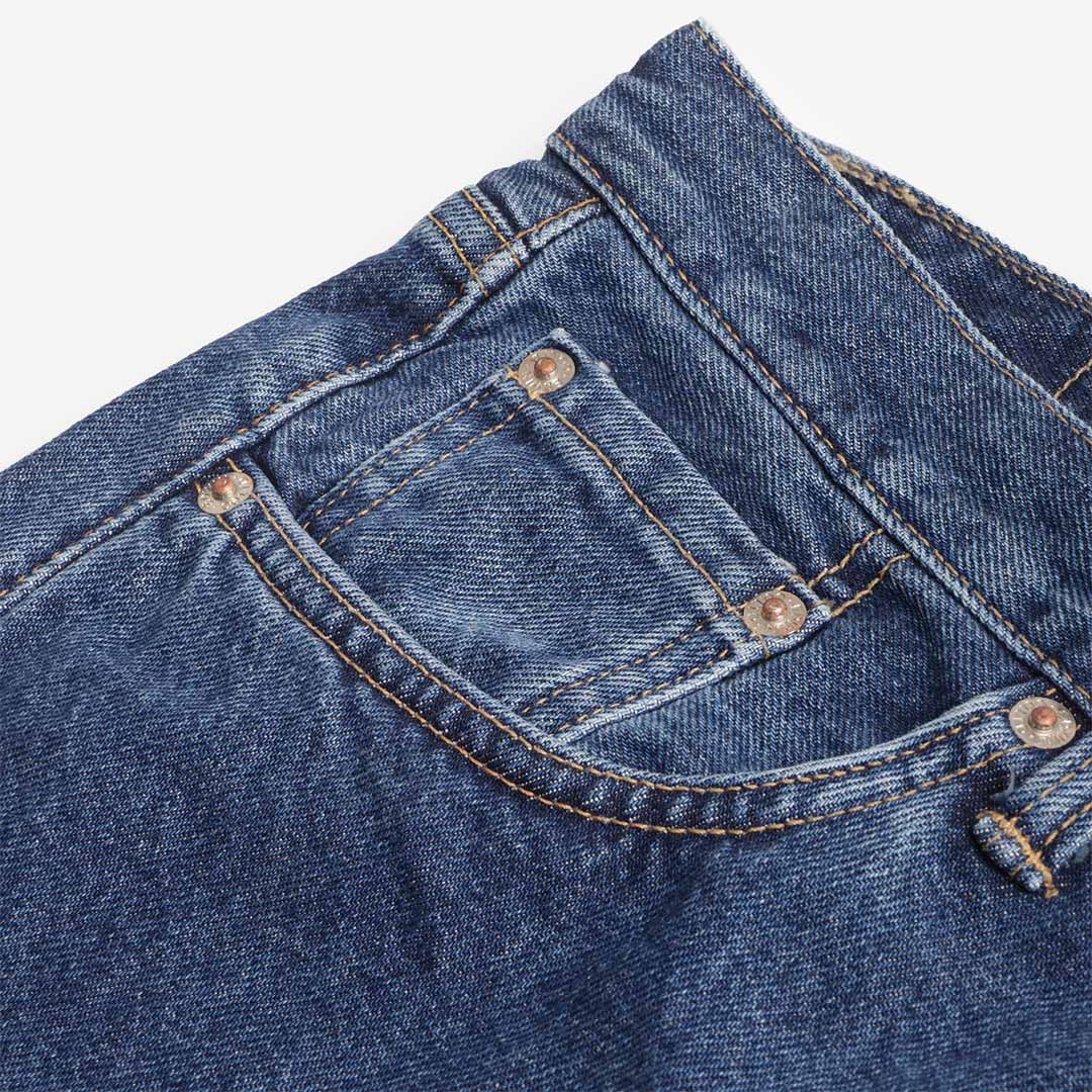 Edwin Loose Jeans, Blue - Mid Used, Detail Shot 4