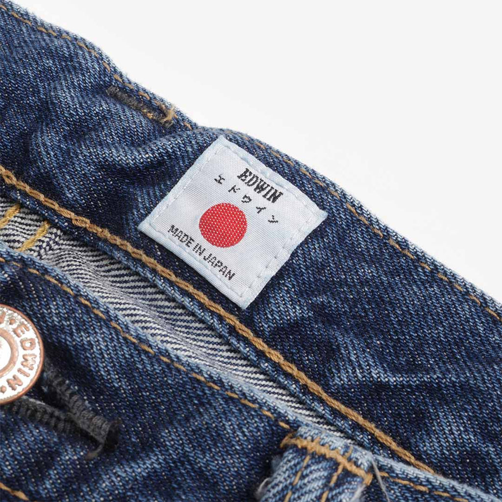 Edwin Loose Jeans, Blue - Mid Used, Detail Shot 5