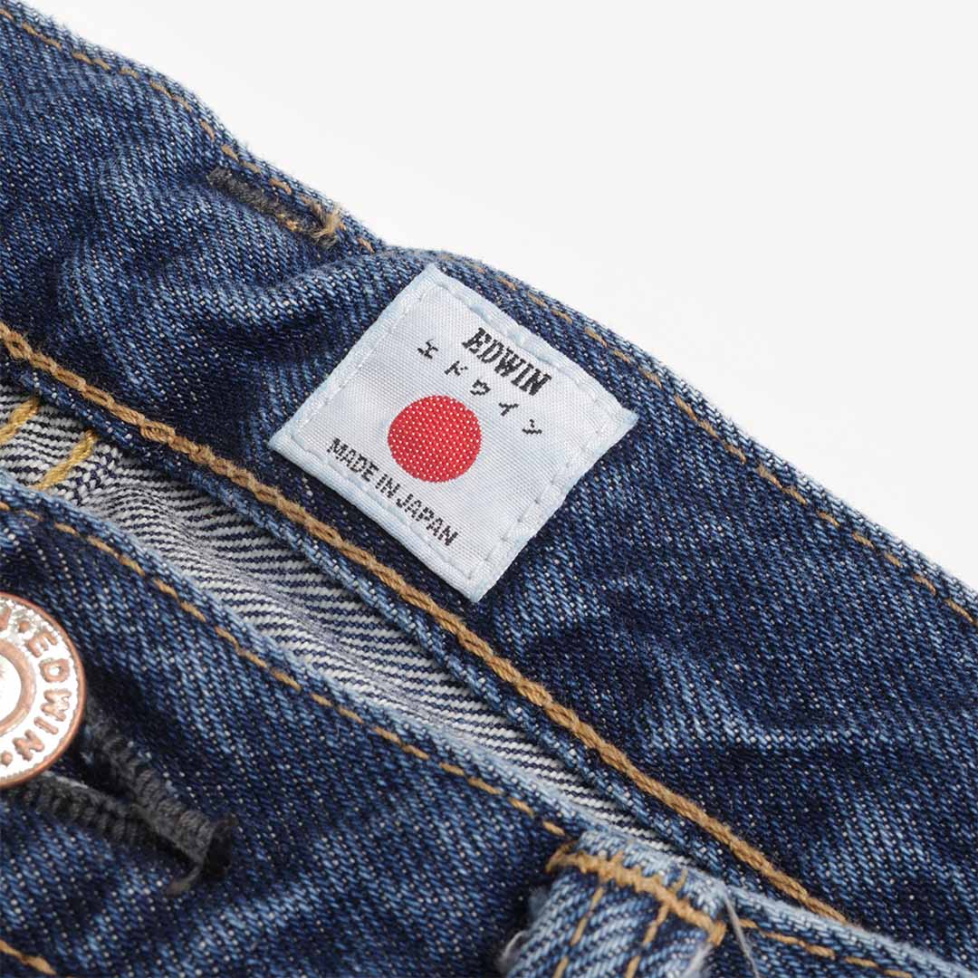 Edwin Loose Jeans, Blue - Mid Used, Detail Shot 5