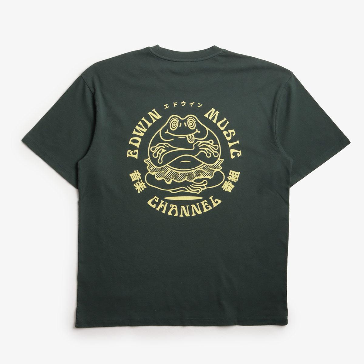 main Edwin Music Channel T-Shirt, Green Gables, Detail Shot 2