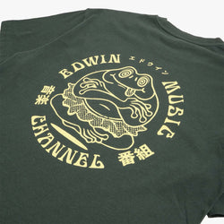 thumbnail Edwin Music Channel T-Shirt, Green Gables, Detail Shot 4