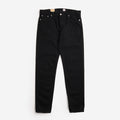 Edwin Regular Tapered Kaihara 13oz Right Hand Black Denim Jeans, Unwashed, Detail Shot 1