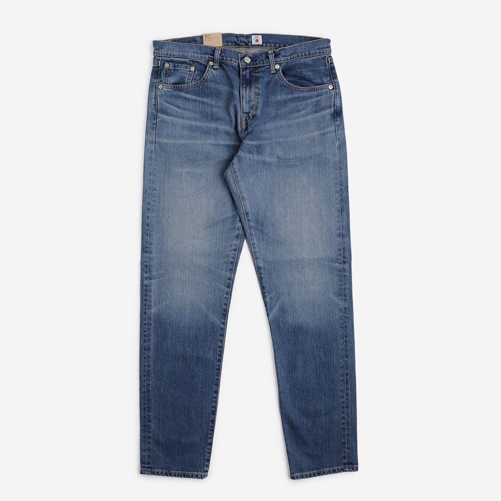 Edwin Regular Tapered Kaihara Pure Indigo Stretch 13oz Denim Jeans, Blue - Light Used, Detail Shot 2
