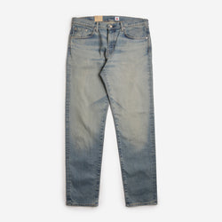 thumbnail Edwin Regular Tapered Kaihara Pure Indigo Stretch Denim 13oz Jeans, Blue - Light Used, Detail Shot 1