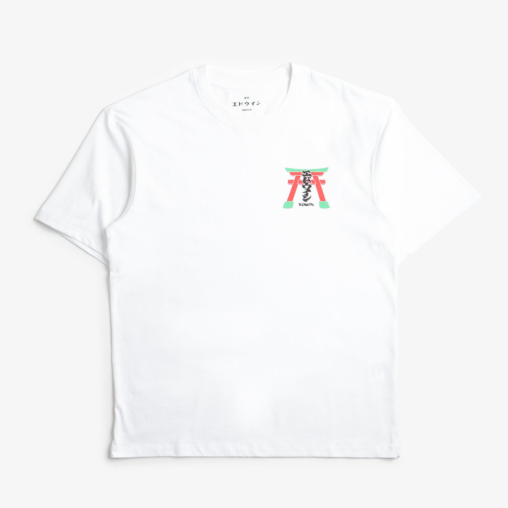 Edwin Torii T-Shirt, White, Detail Shot 1