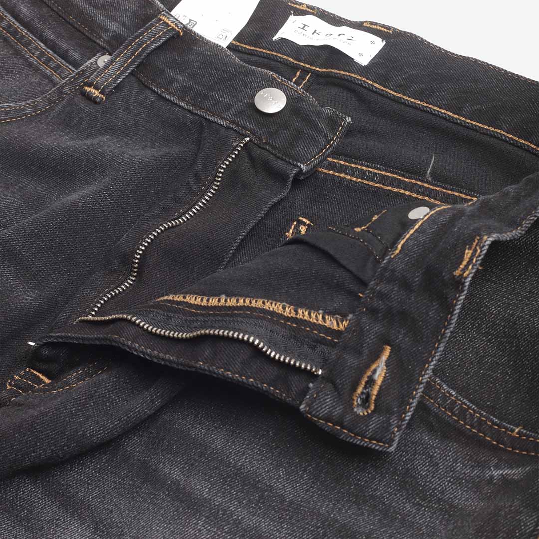 Edwin Tyrell Pant, Black - Mezes Wash, Detail Shot 3