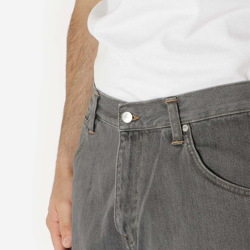Edwin Tyrell Pant, Black - Heavy Bleach Wash, Detail Shot 3