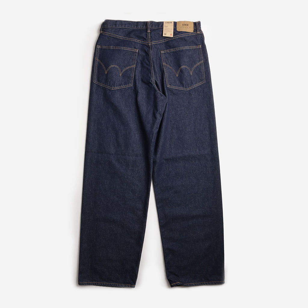 Edwin Wide Pant, Blue - Rinsed, Detail Shot 2