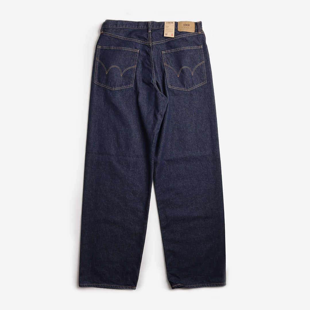 Edwin Wide Pant, Blue - Rinsed, Detail Shot 2