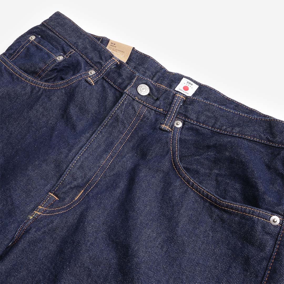 Edwin Wide Pant, Blue - Rinsed, Detail Shot 3