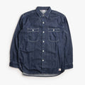 Edwin Work Shirt, Blue - Dark Used, Detail Shot 1