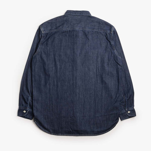 Edwin Work Shirt, Blue - Dark Used, Detail Shot 2