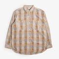 Edwin Work Shirt, Beige Brown, Detail Shot 1