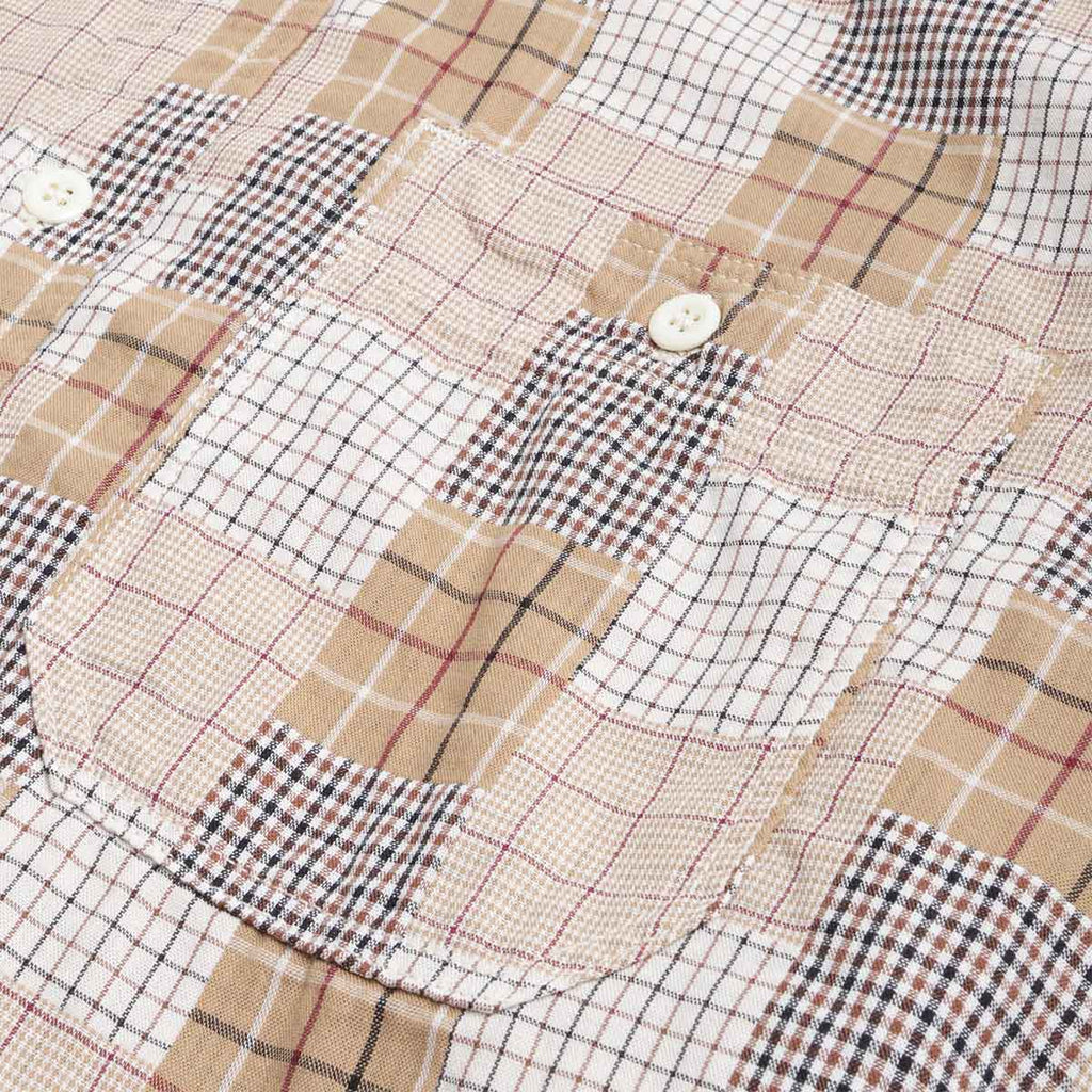 Edwin Work Shirt, Beige Brown, Detail Shot 4