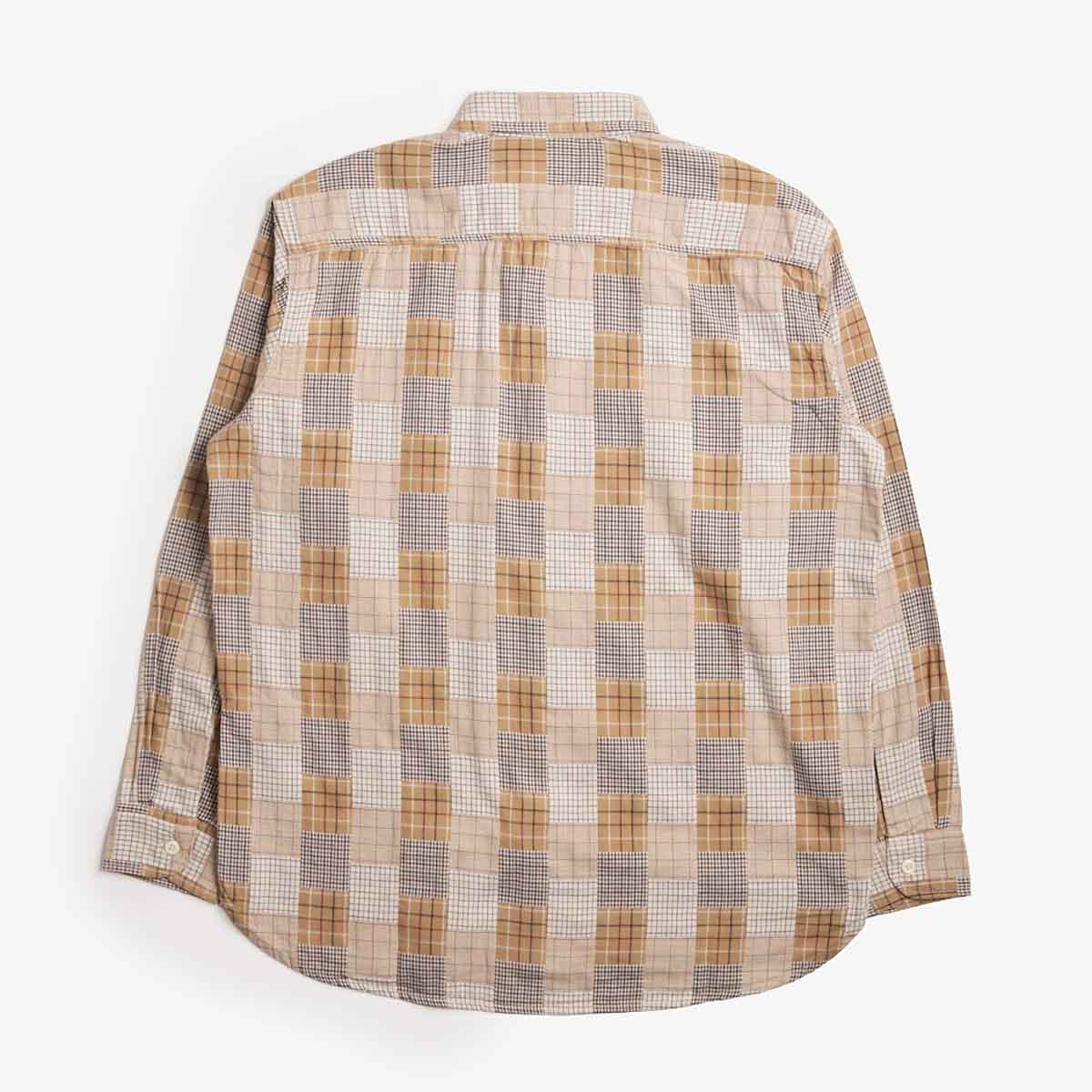 main Edwin Work Shirt, Beige Brown, Detail Shot 5