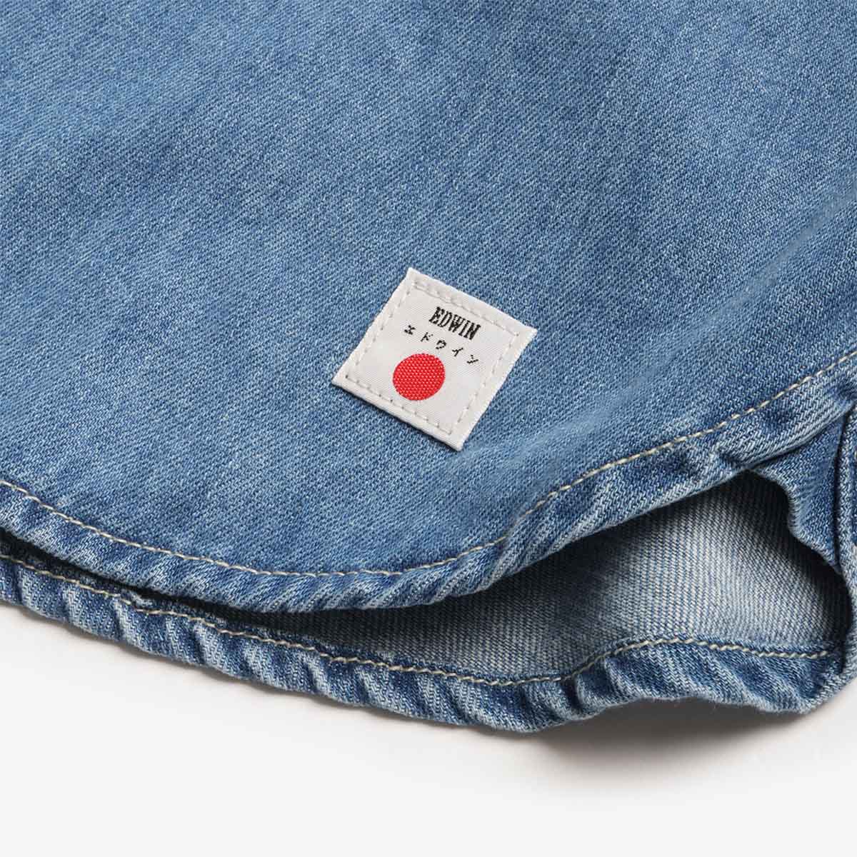 main Edwin Work Shirt, Blue (Light Used), Detail Shot 3