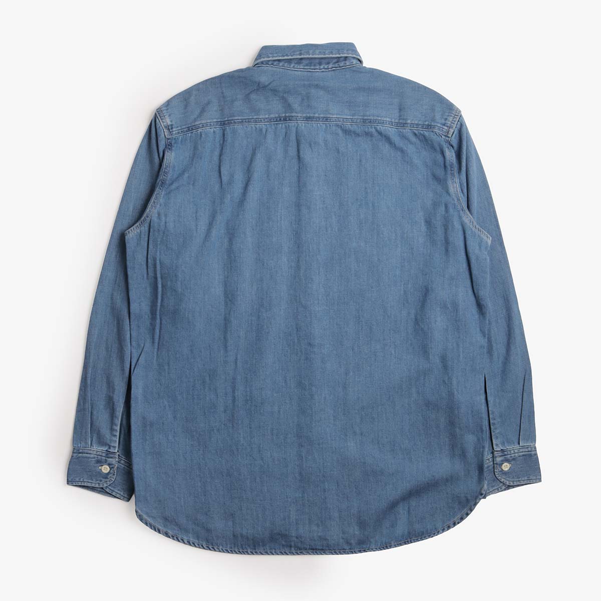 Edwin Work Shirt, Blue (Light Used), Detail Shot 5