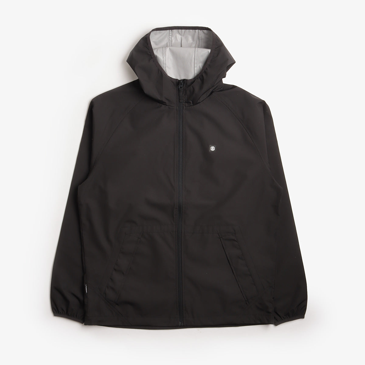 main Element Alder 2.0 Travel Waterproof Shell Jacket, Flint Black, Detail Shot 1